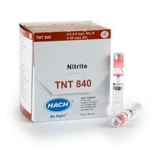 Prueba de vial de nitrito TNTplus, HR (0.6-6.0 mg/L NO₂-N)