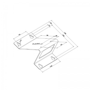 Soporte de pared para indicadores de peso Midrics, Combics o Signum