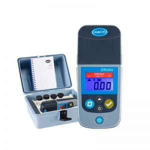Colorímetro de bolsillo DR300, cloro, libre + total LR/HR con caja
