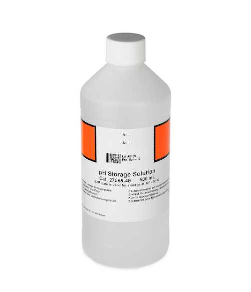 Solución de almacenamiento de electrodo de pH, 500 ml