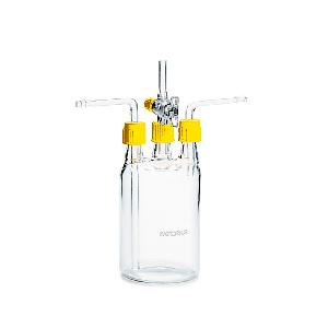 Botella de Woulfe con llave de paso de 500 ml