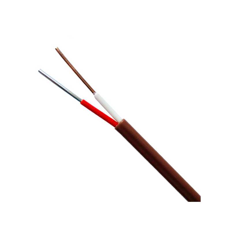 Cable termocupla fibra de vidrio tipo 200°C hasta 482°C, AWG 24 - ELICROM