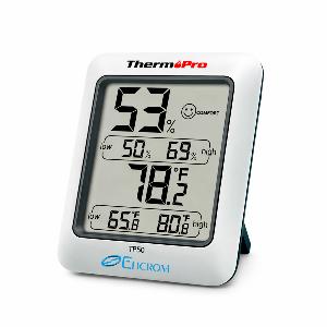 Termohigrómetro digital para interiores y monitor de humedad