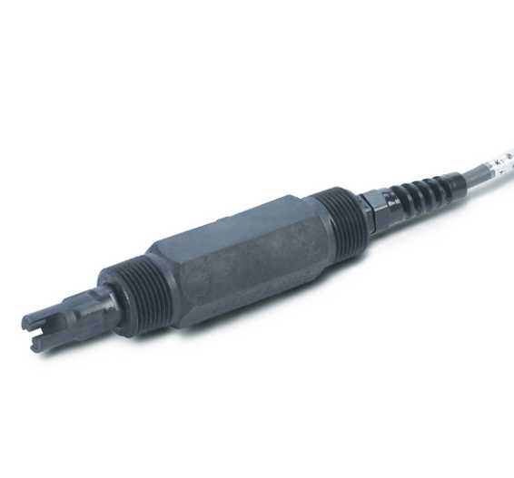 Sensor de conductividad de contacto de uso general, cuerpo de PPS, baja conductividad (k=0,5) - ELICROM