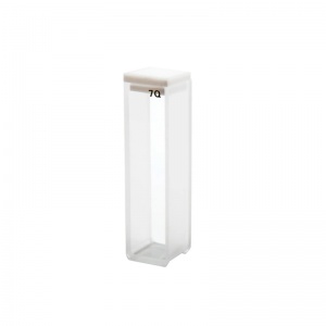 Celda de cuarzo rectangular 1 cm, longitud de paso de 10 mm