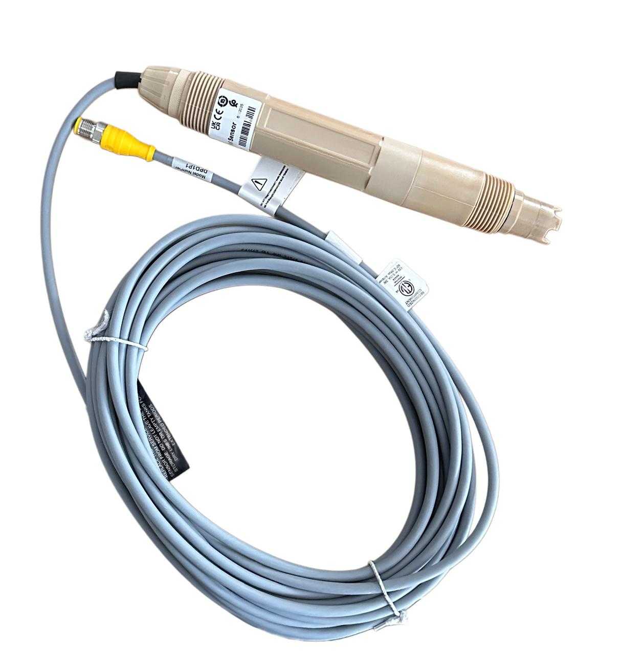 Sensor de pH digital, tipo diferencial convertible, conexión de 1 pulgada con 10m de cable - Image 2