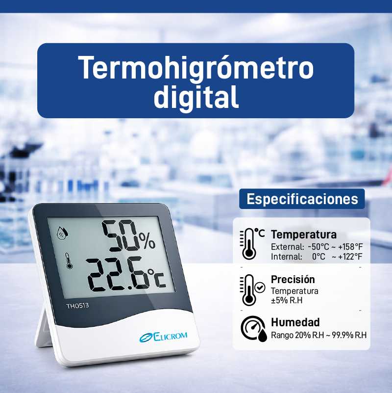 Termohigrómetro digital TH0513 - Imagen 2